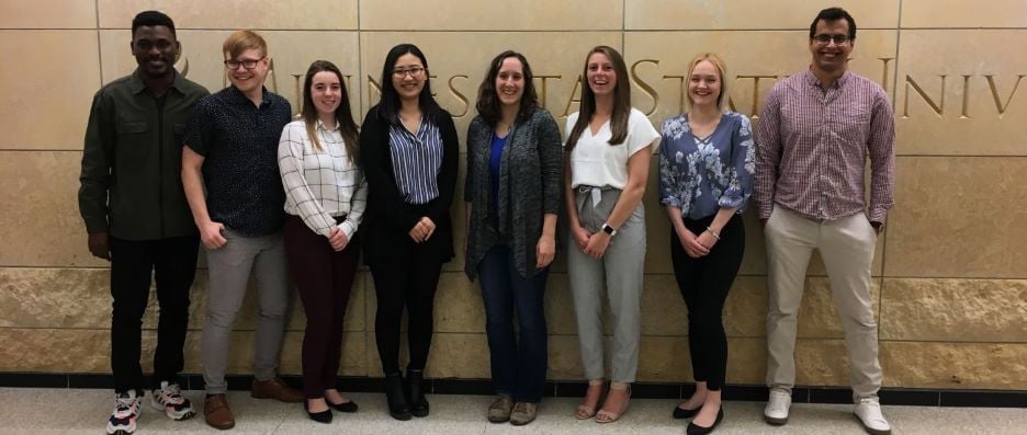 Members of Dr. Cohen's lab at the 2019 Undergraduate Research Symposium