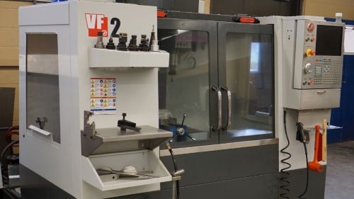 Computer numeric controlled (CNC) milling and turning center equipment in the lab