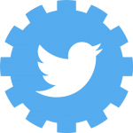 Twitter gear logo