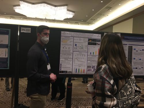 Dr. Rachel Cohen and Dr. Michael Minicozzi research labs being presented at the Annual Meeting of the of the Society for Integrative and Comparative Biology (SICB) by Jacob Schimdt