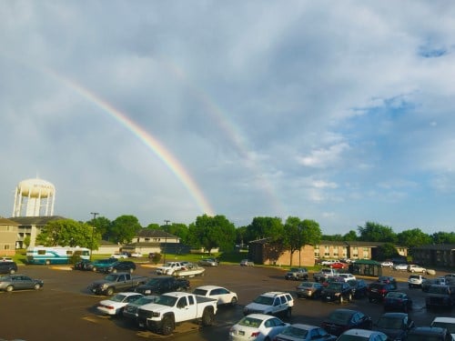 Rainbow over Mankato